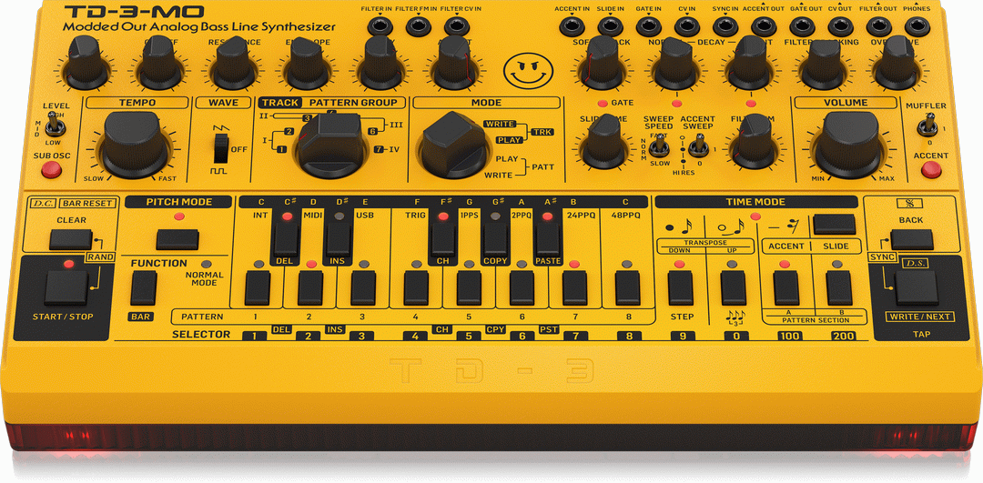 Behringer TD-3-MO AM Modded Out Acid Machine Analog Bass Line Synth