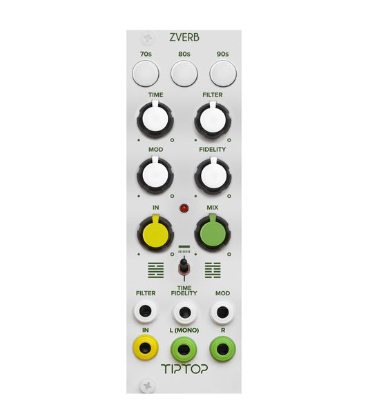 Tiptop Audio ZVERB Apex Class Reverb Collection White
