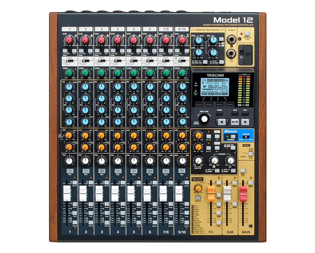 Tascam Model 12 Compact Multitrack Recording Studio