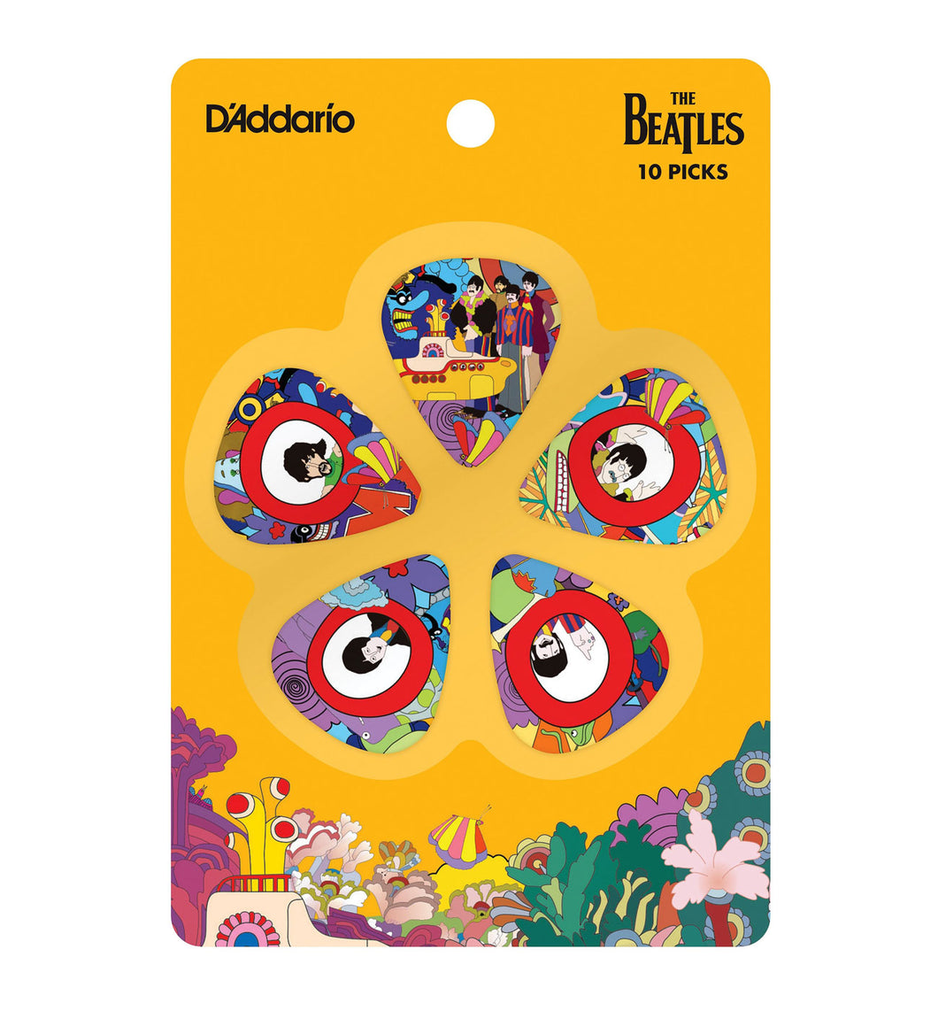 D'Addario The Beatles Yellow Submarine 10 Medium Picks