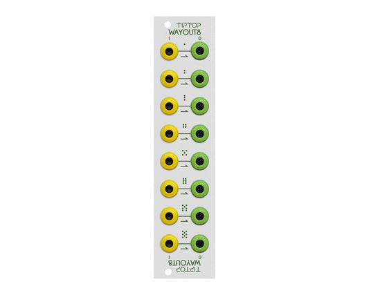 Tiptop Audio Wayout8 Patchbay - White