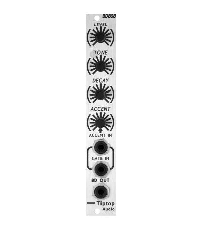 Tiptop Audio BD808 Bass Drum Generator - Silver