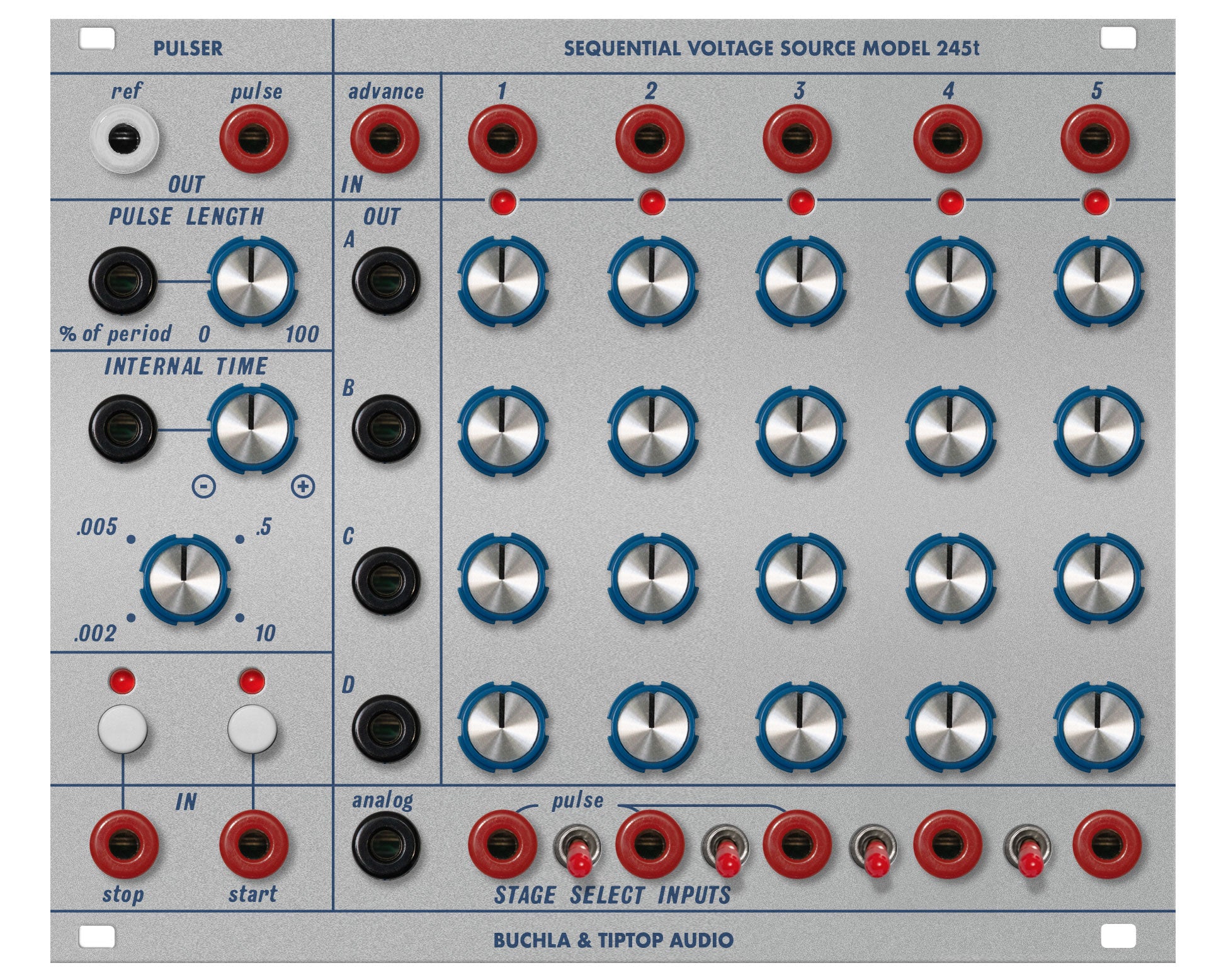 Tiptop Audio Buchla Model 245t Sequential Voltage Source – Found Sound