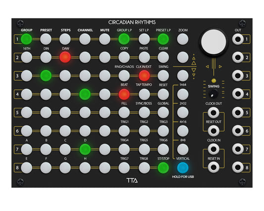 Tiptop Audio Circadian Rhythms - Black Edition