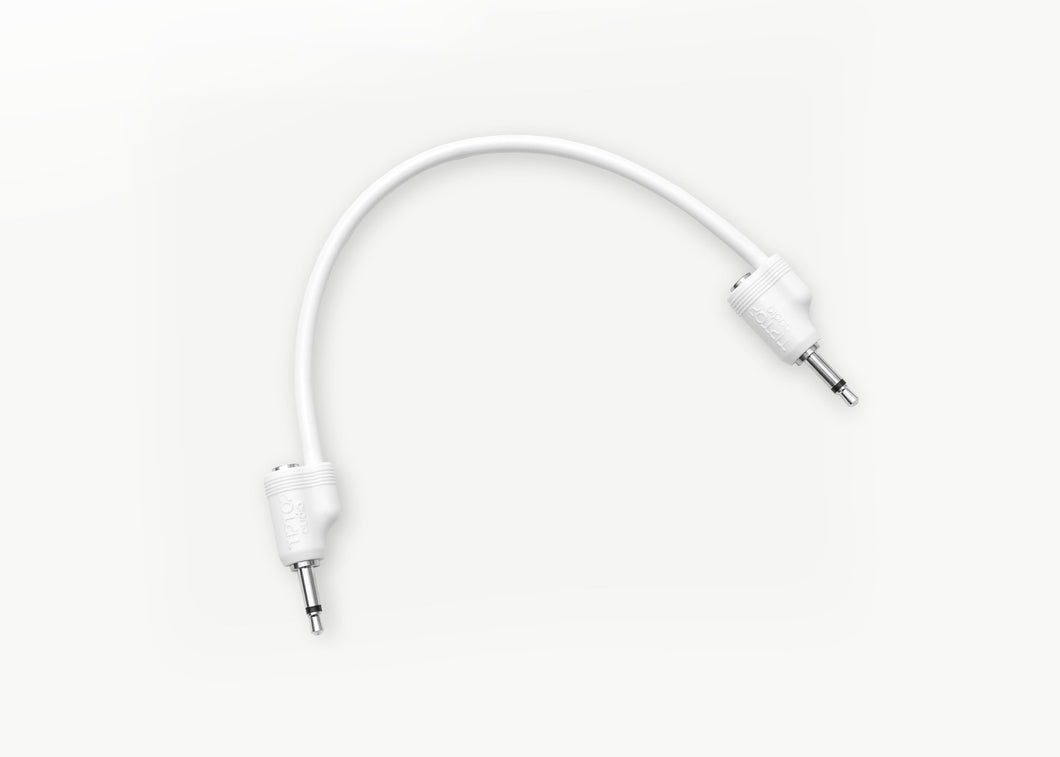 Tiptop Audio White 20cm Stackcable 5 Pack