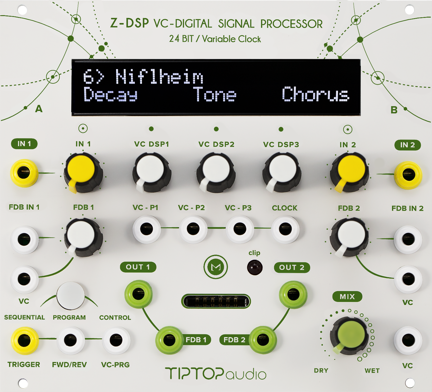Tiptop Audio Z-DSP Voltage Controlled Signal Processor NS