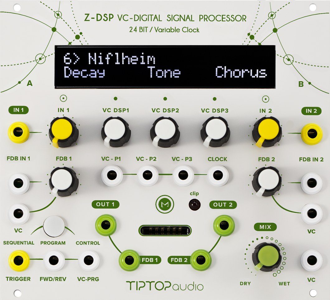 Tiptop Audio Z-DSP Voltage Controlled Signal Processor NS