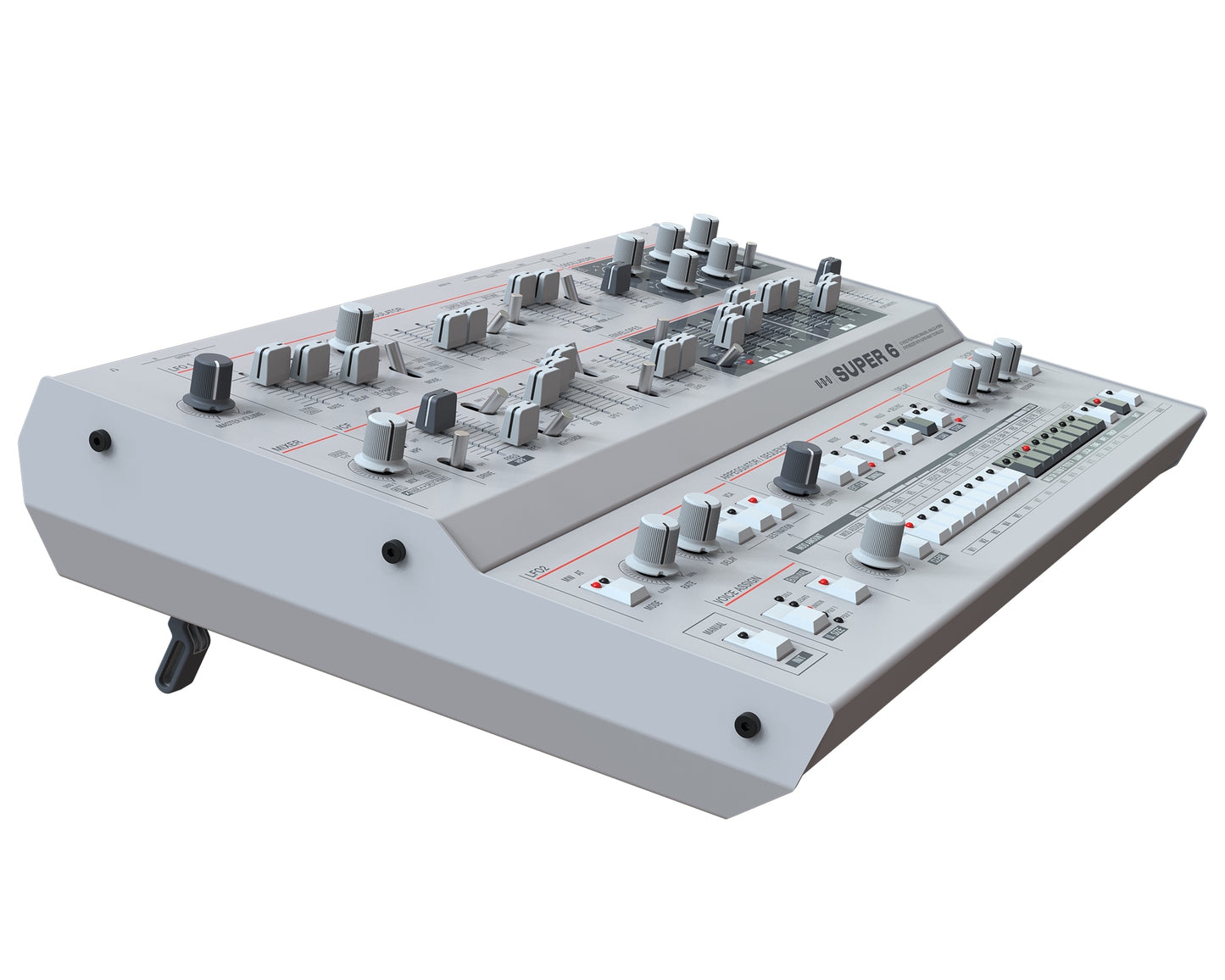 UDO Super 6 - Desktop Analog Hybrid 12-Voice Synthesizer