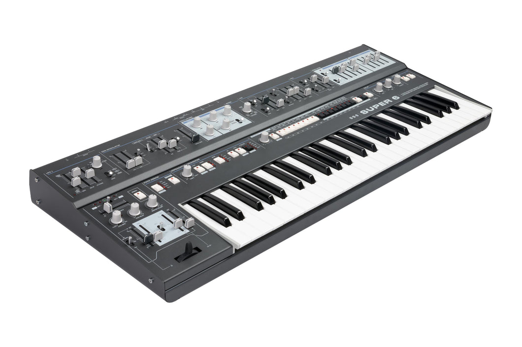 UDO Super 6 12 Voice Polyphonic Stereo-Analogue Synthesizer - Grey