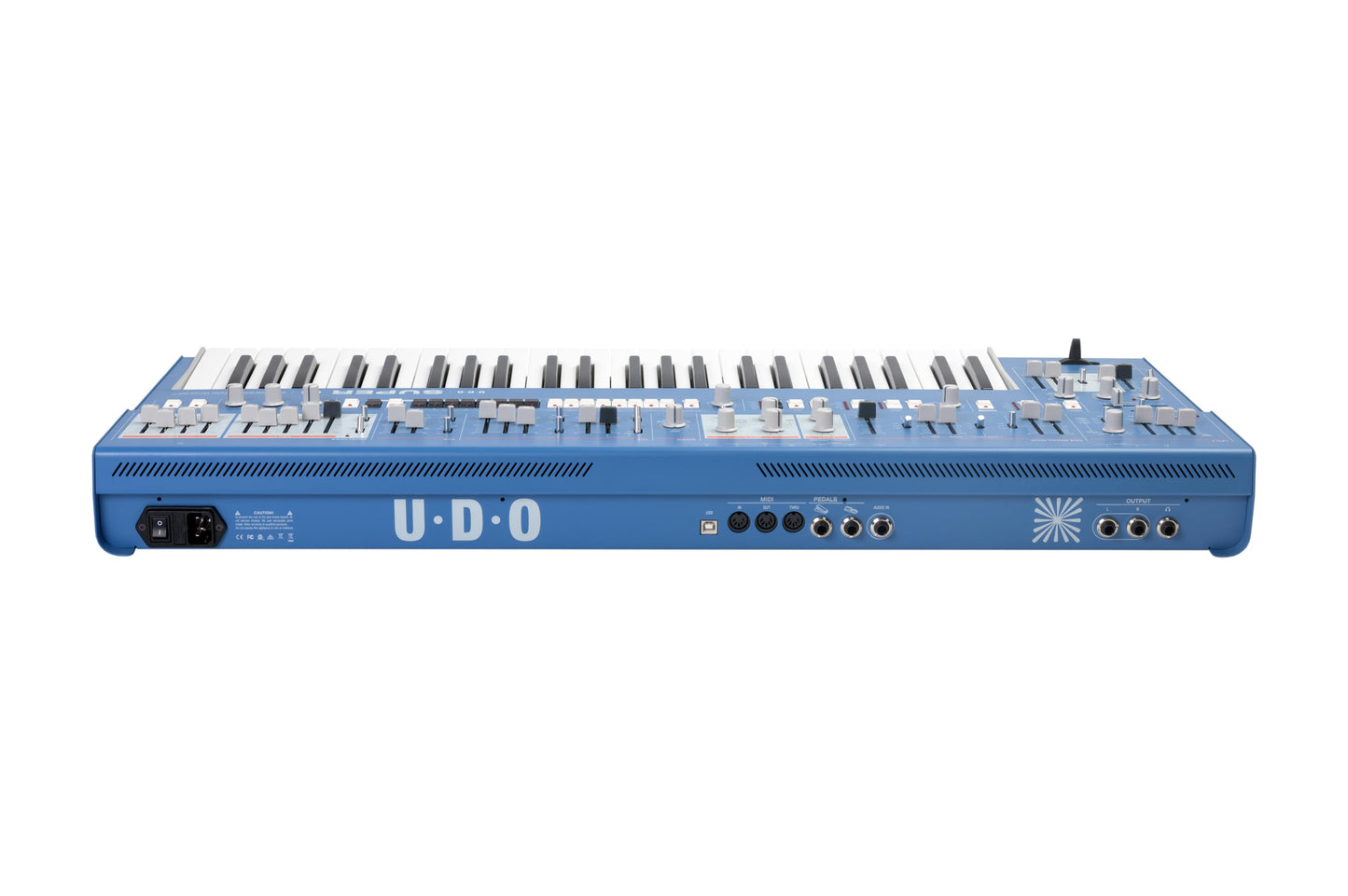 UDO Super 6 12 Voice Polyphonic Stereo-Analogue Synthesizer - Blue