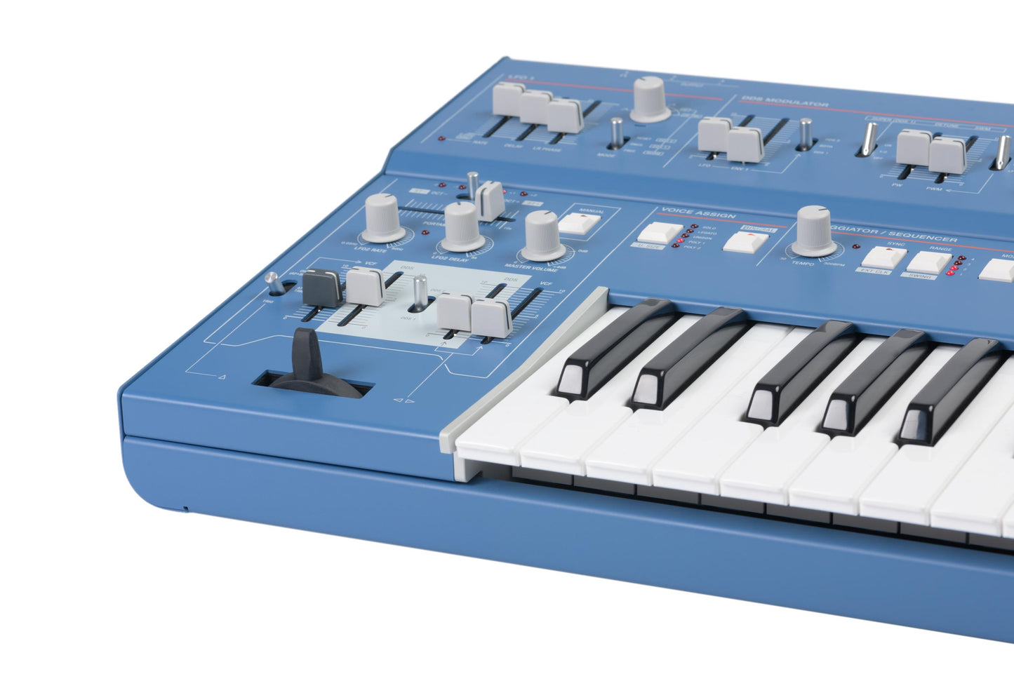 UDO Super 6 12 Voice Polyphonic Stereo-Analogue Synthesizer - Blue