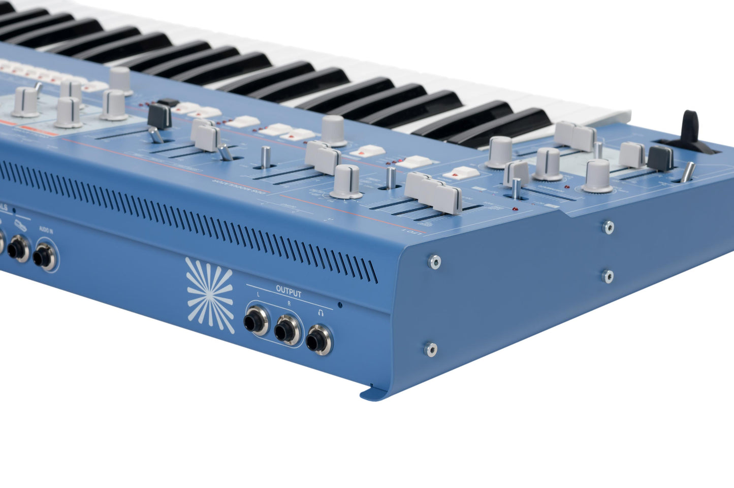 UDO Super 6 12 Voice Polyphonic Stereo-Analogue Synthesizer - Blue