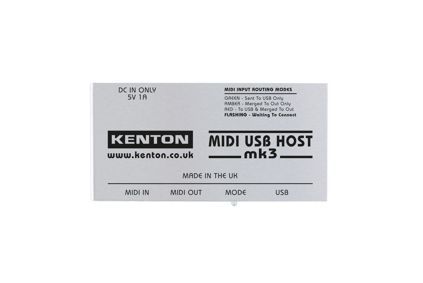 Kenton MIDI USB Host mk3 Bidirectional USB Host to MIDI Converter