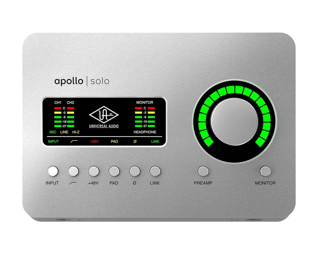 Universal Audio Apollo Solo Thunderbolt 3 Audio Interface Heritage Edition