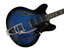 Load image into Gallery viewer, Limited Edition VOX Bobcat S66 Bigsby - Sapphire Blue With Hard Case
