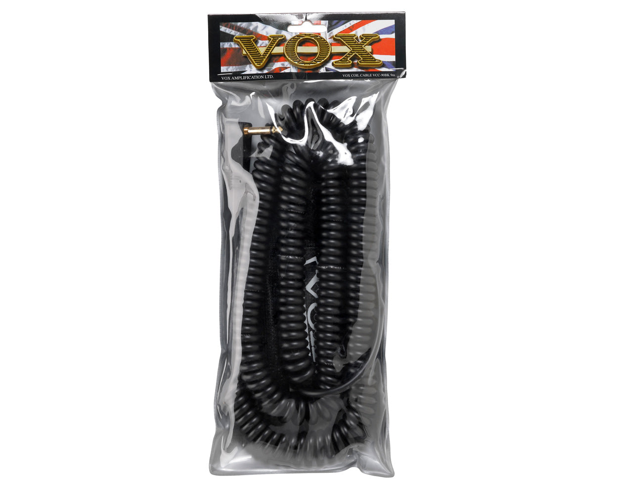VOX VCC090 9 Metre Coiled Cable - Black
