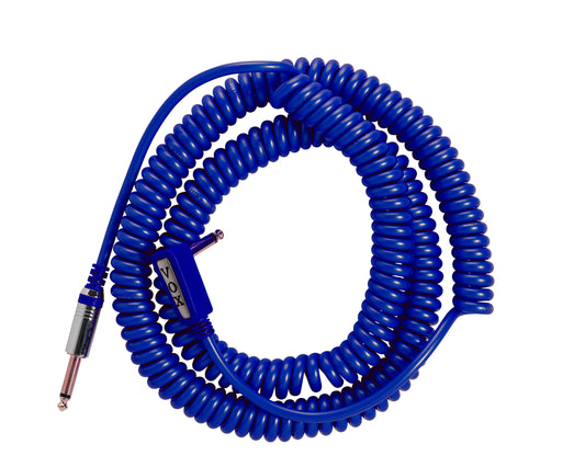 VOX VCC090 9 Metre Coiled Cable - Blue