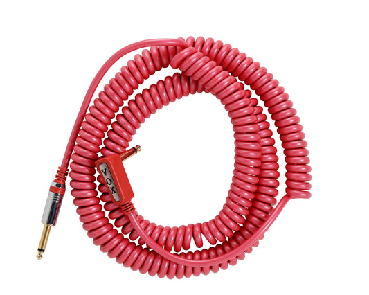VOX VCC090 9 Metre Coiled Cable - Red
