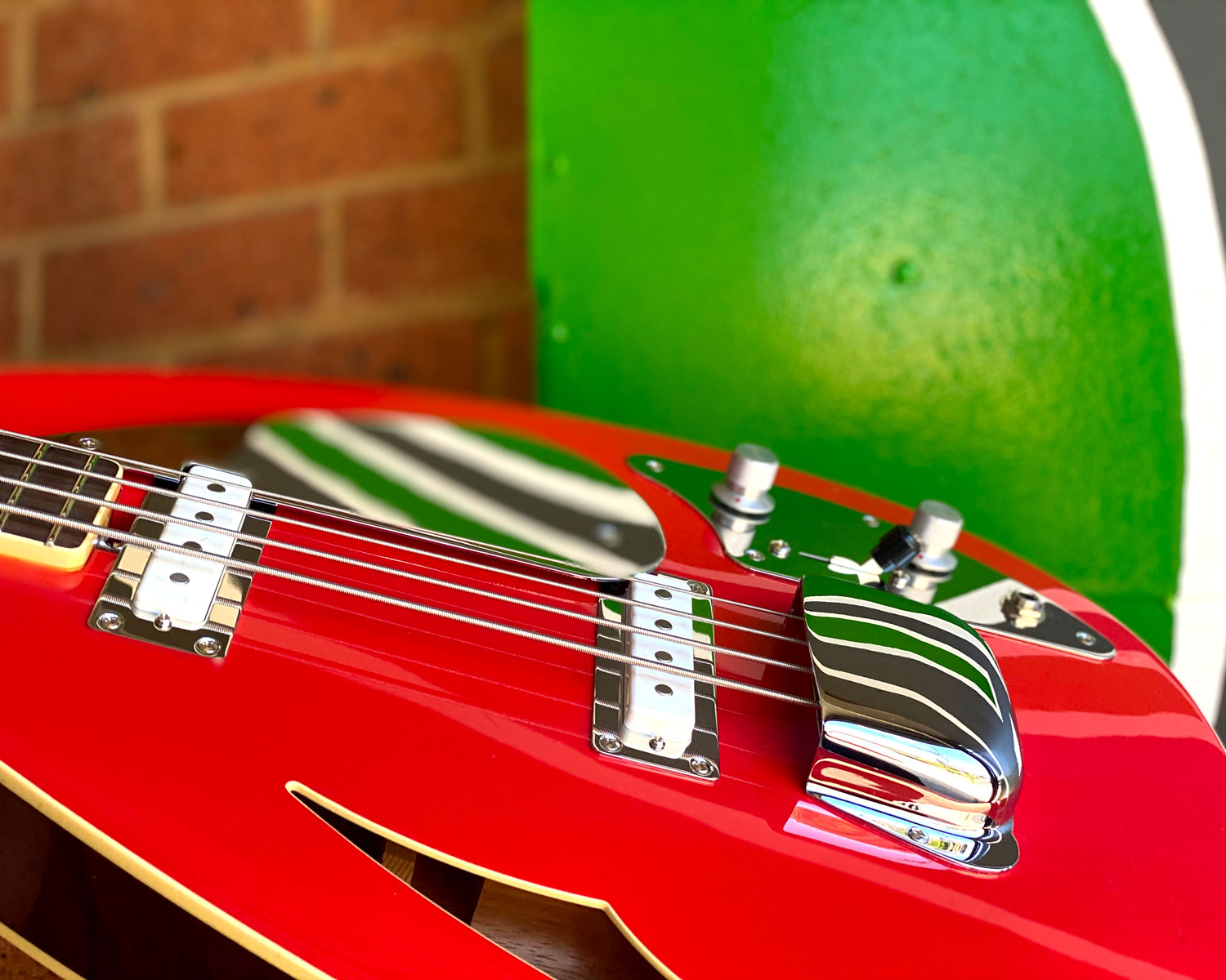 VOX Limited Edition Tear Drop Bass - Racing Red – Found Sound