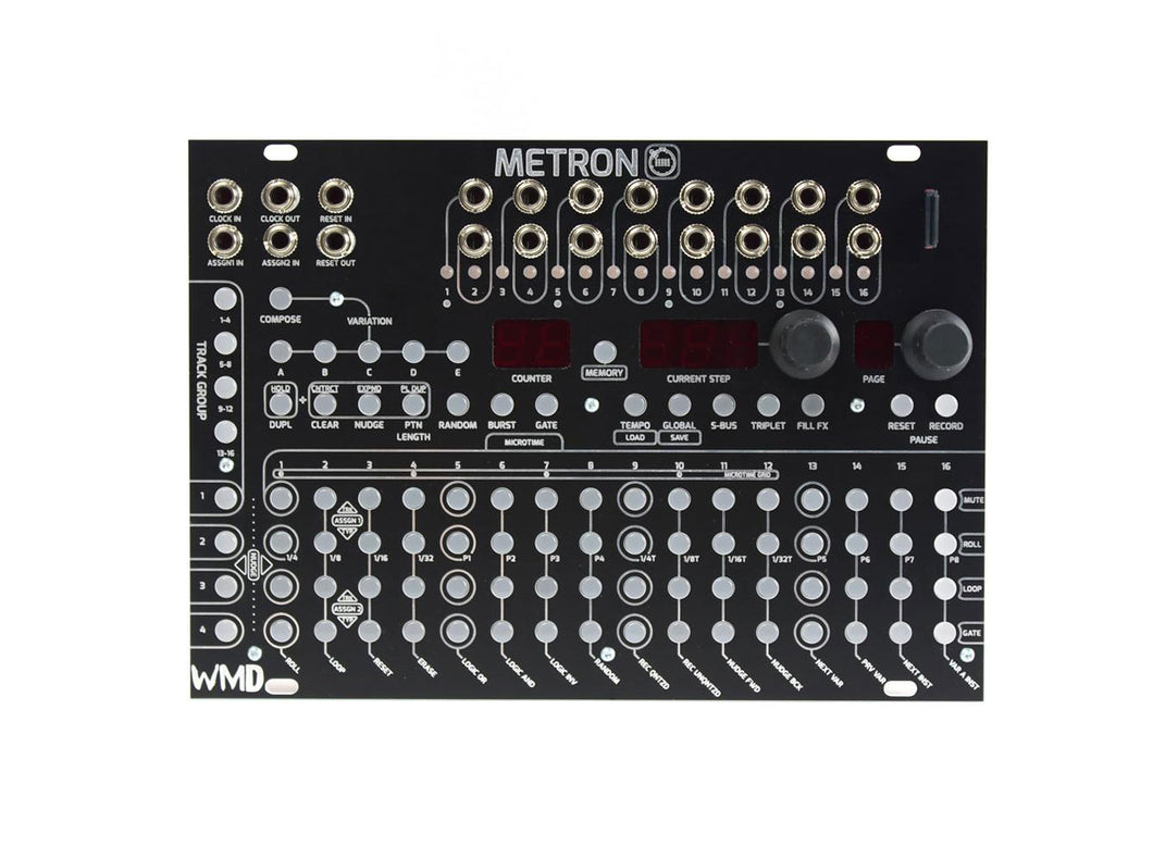 WMD Metron Trigger/Gate Rhythm Sequencer Eurorack Module