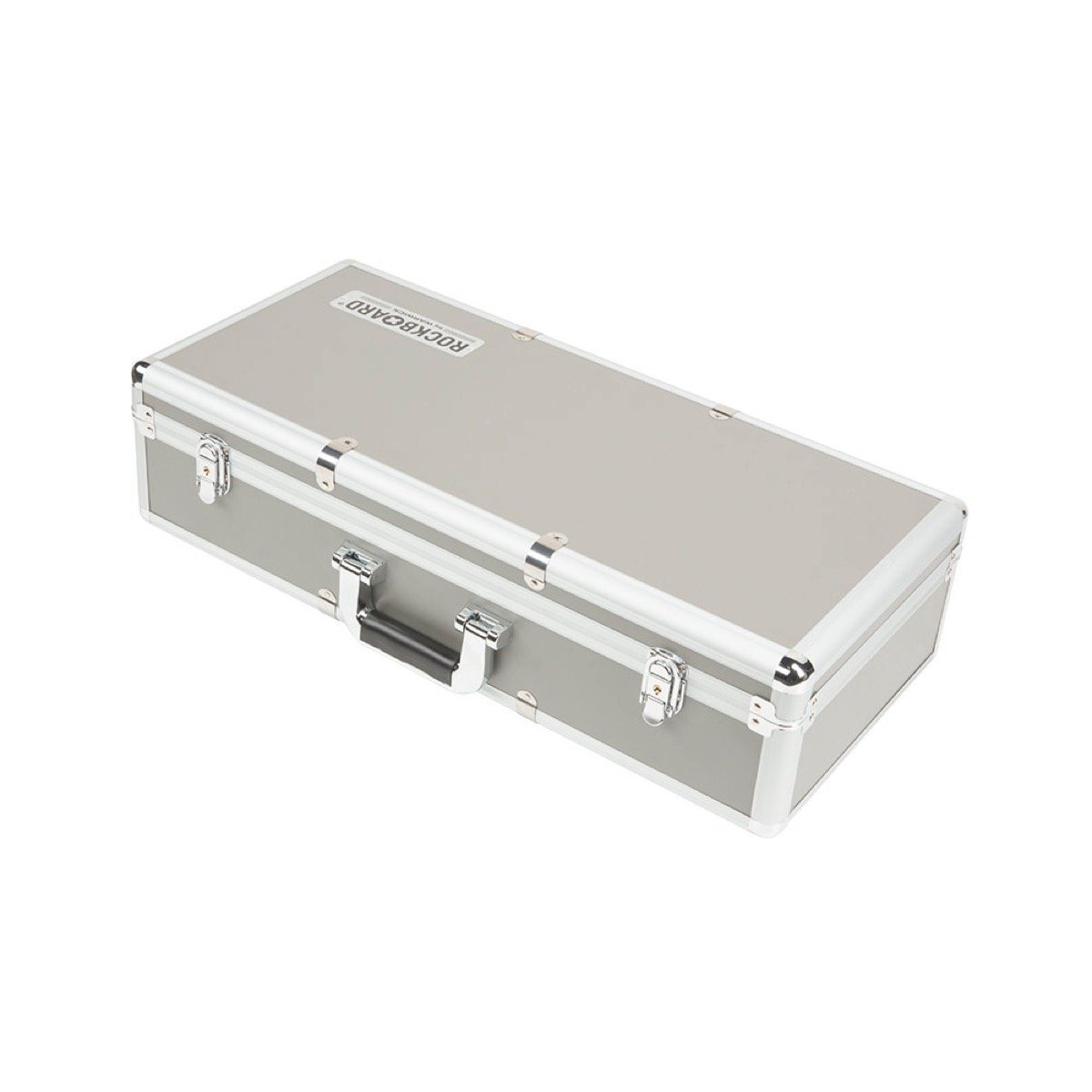 RockBoard TRES 3.1 Pedalera In Alluminio Con Flight Case – Per 5-10 Effetti, Superficie A Fessure, Nera, 52,2x23,6 Cm