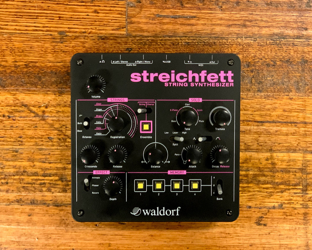 Waldorf Streichfett String Synthesizer Found Sound