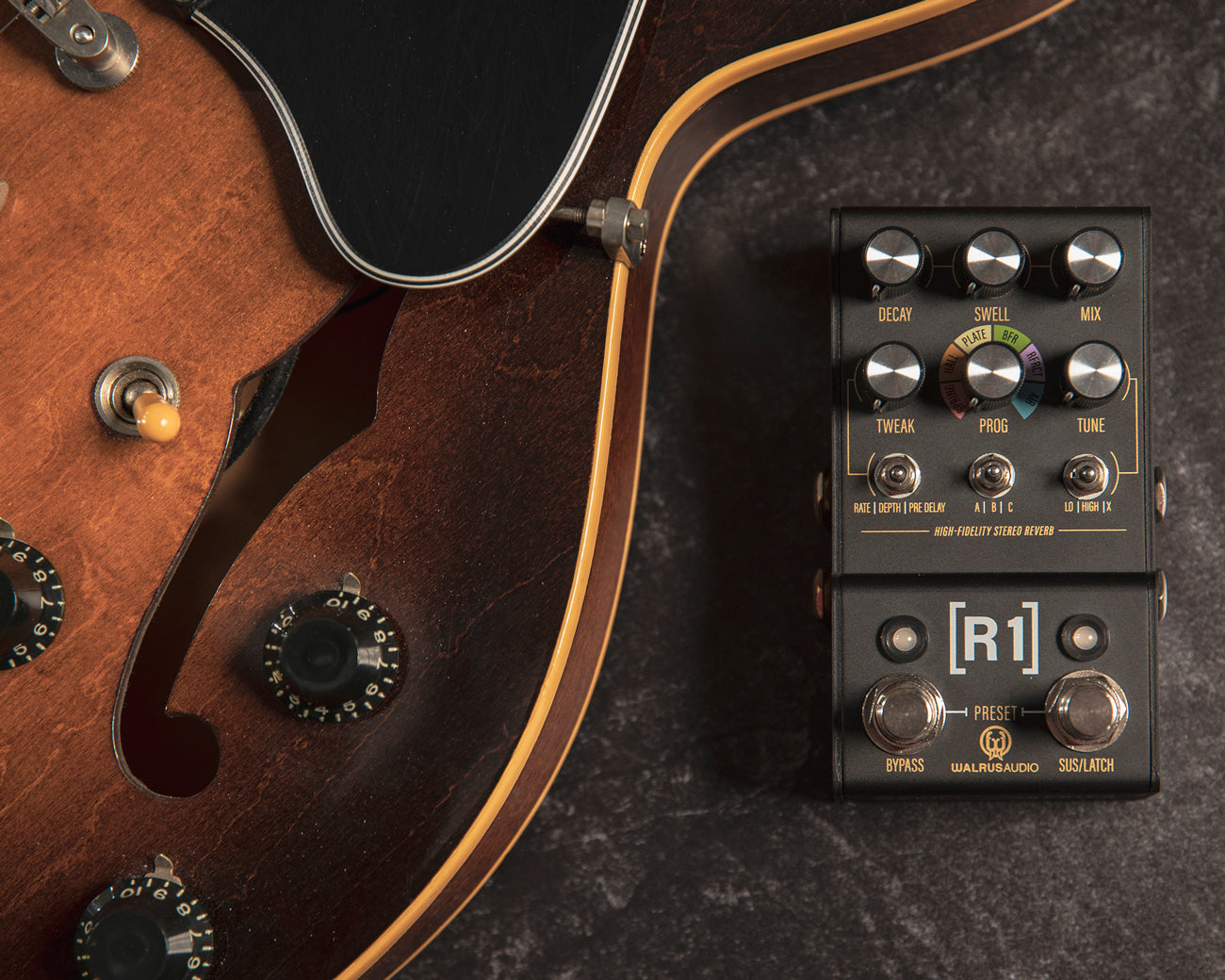 Walrus Audio MAKO Series - R1 High-Fidelity Stereo Reverb