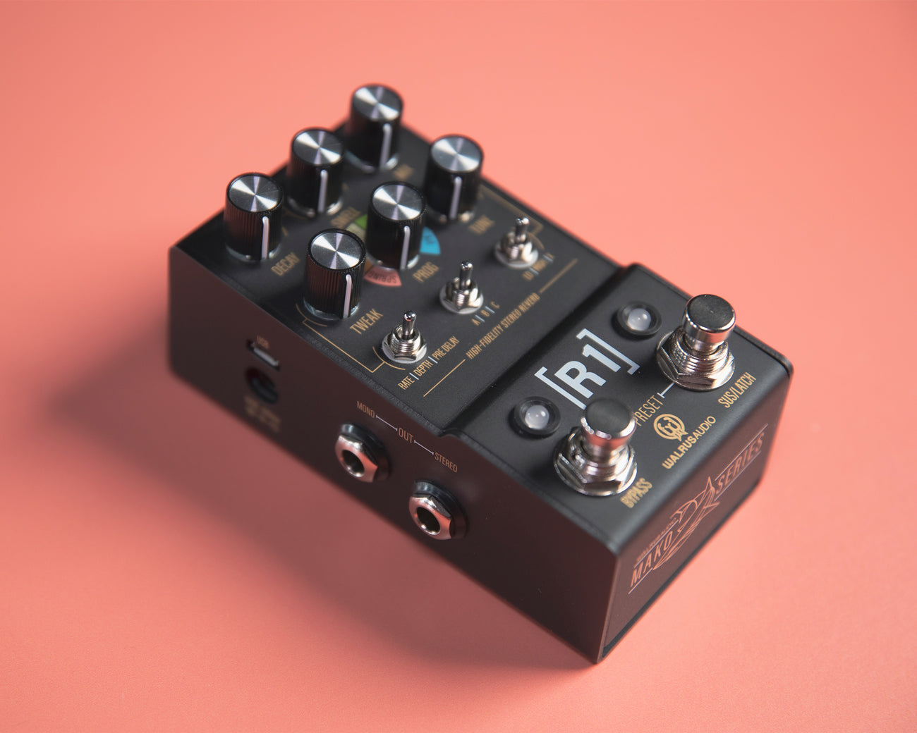 Walrus Audio MAKO Series - R1 High-Fidelity Stereo Reverb