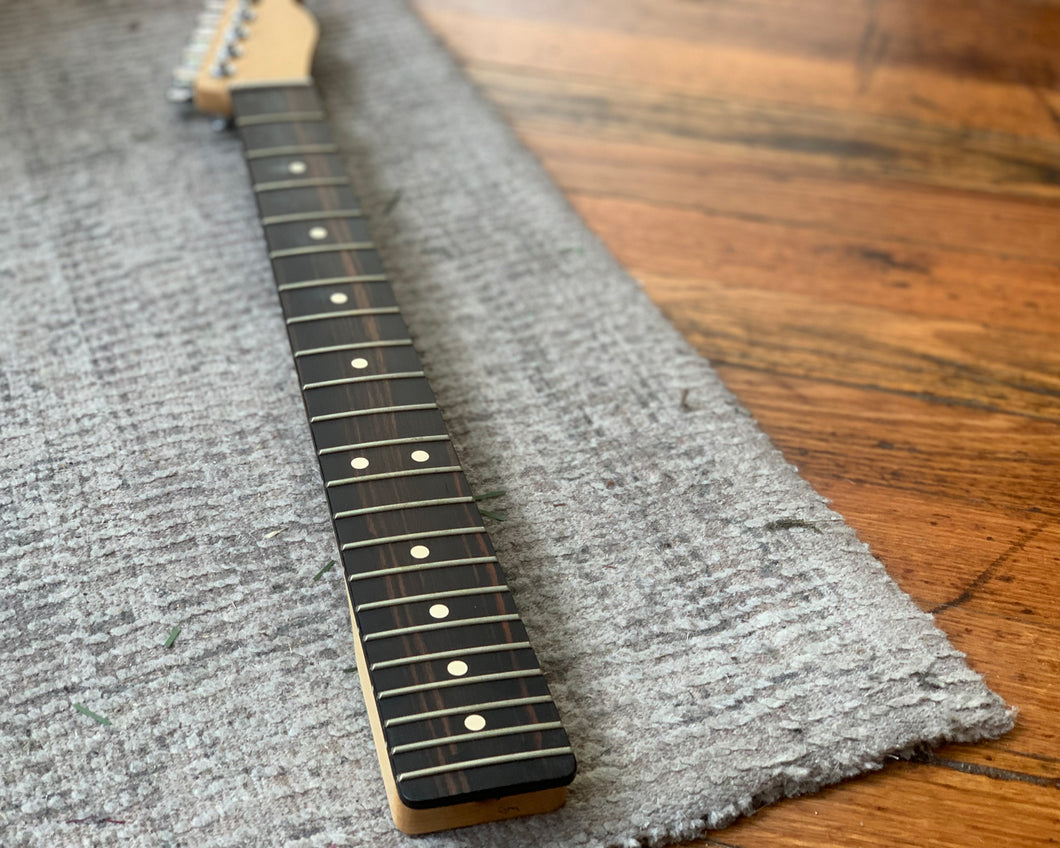 Warmoth Telecaster Neck - Macassar Ebony w/ Sperzel Locking Tuners