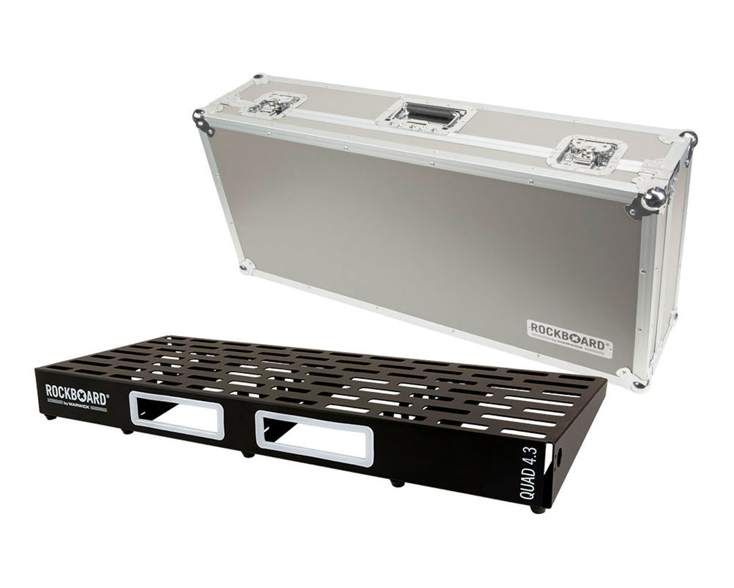 Warwick RockBoard QUAD 4.3 Pedalboard w/ Flight Case