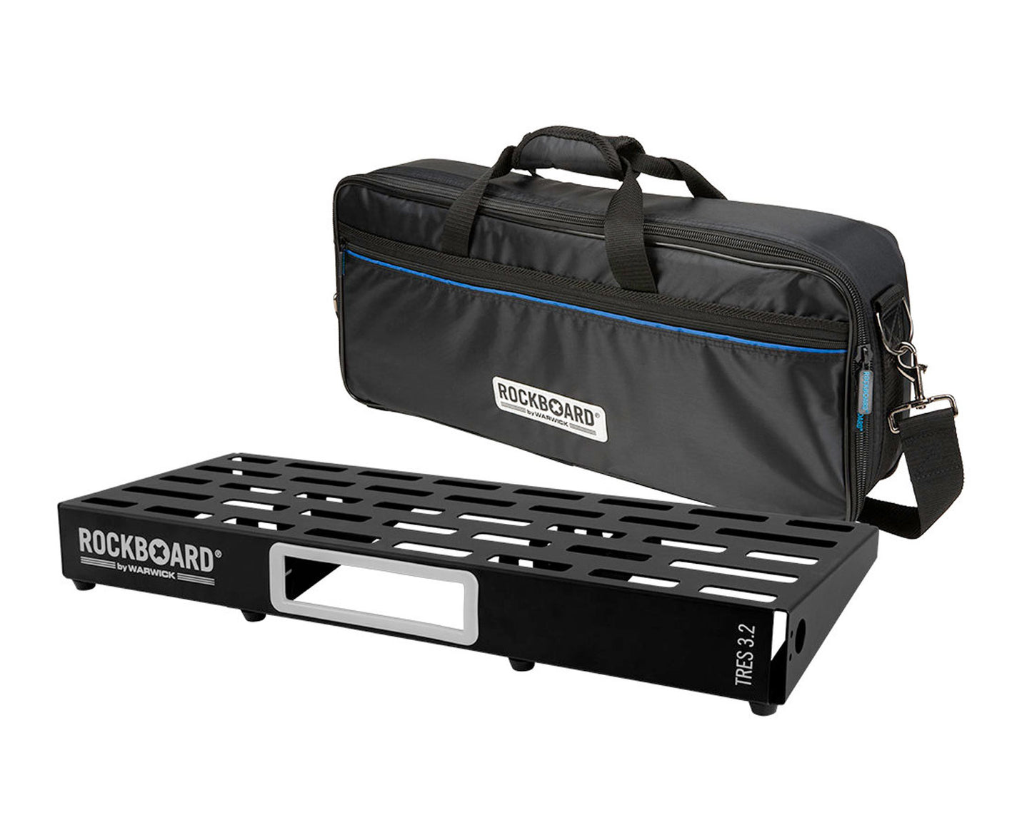 Warwick RockBoard TRES 3.2 Pedalboard with Gig Bag