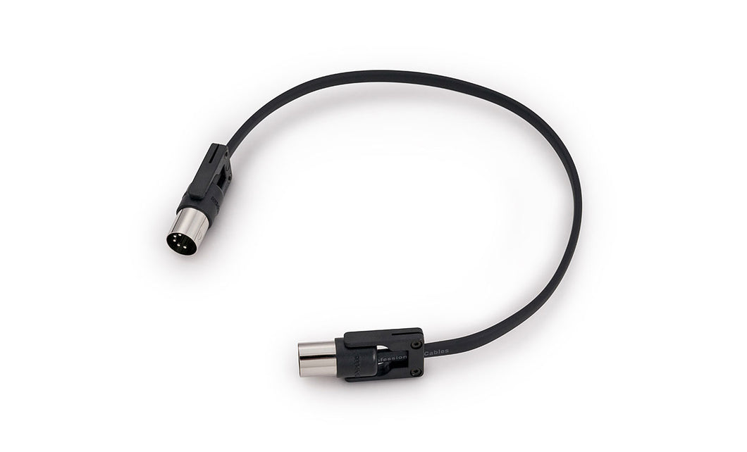 Warwick Rockboard FlaX Plug 30cm MIDI Cable Black