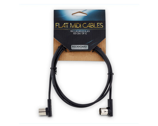 Warwick Rockboard Flat Patch MIDI Cable 100cm - Black