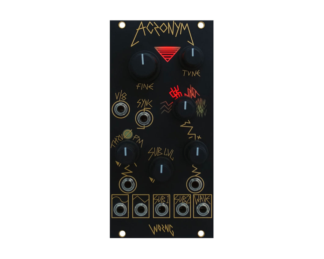 Worng ACRONYM Analogue Morphing VCO