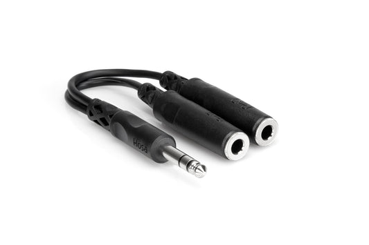 Hosa Technology YPP-118 1/4" TRS to Dual 1/4" TRSF