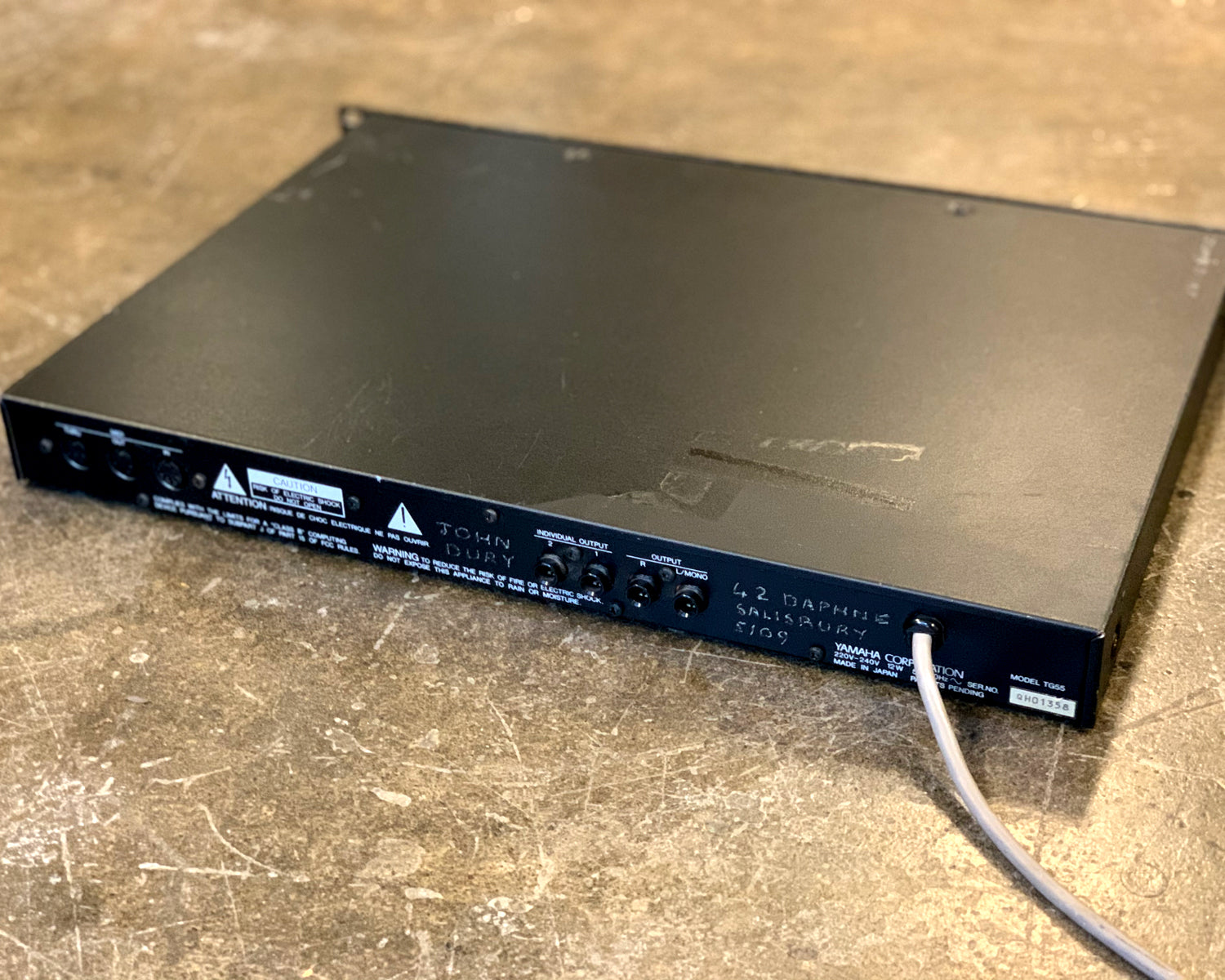 ☆美品 ヤマハ TG55 サウンドカード付 トーンジェネレーター 音源