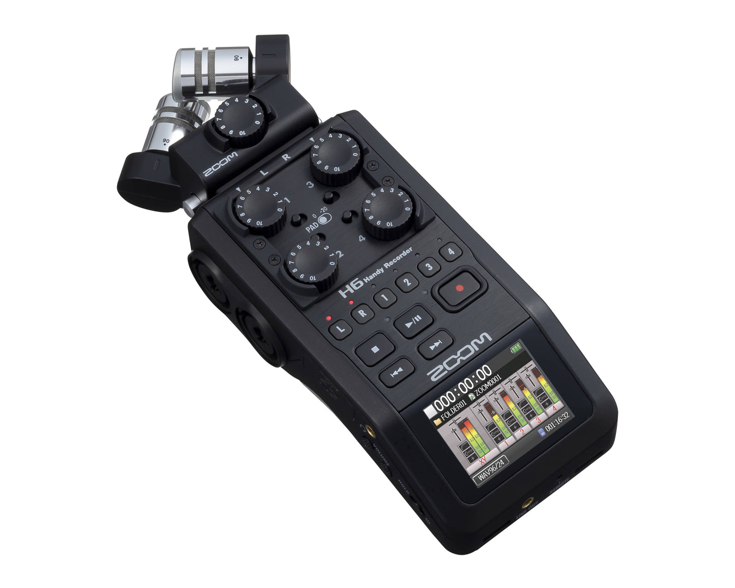 Zoom H6 Handy Recorder - Black