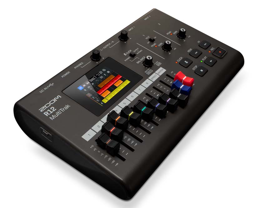 Zoom R12 8-track Digital Recording Device With Touchscreen, Synthesize ...