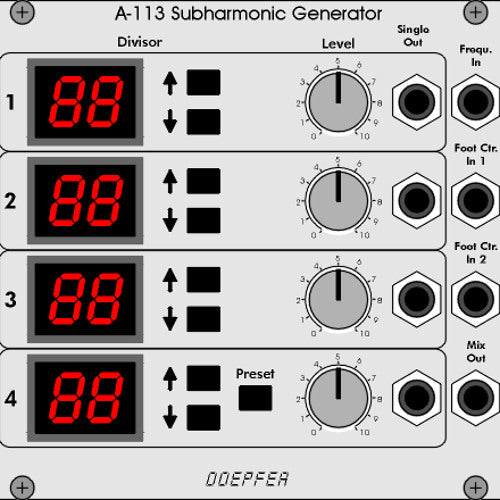 Doepfer A-113 Subharmonic Generator