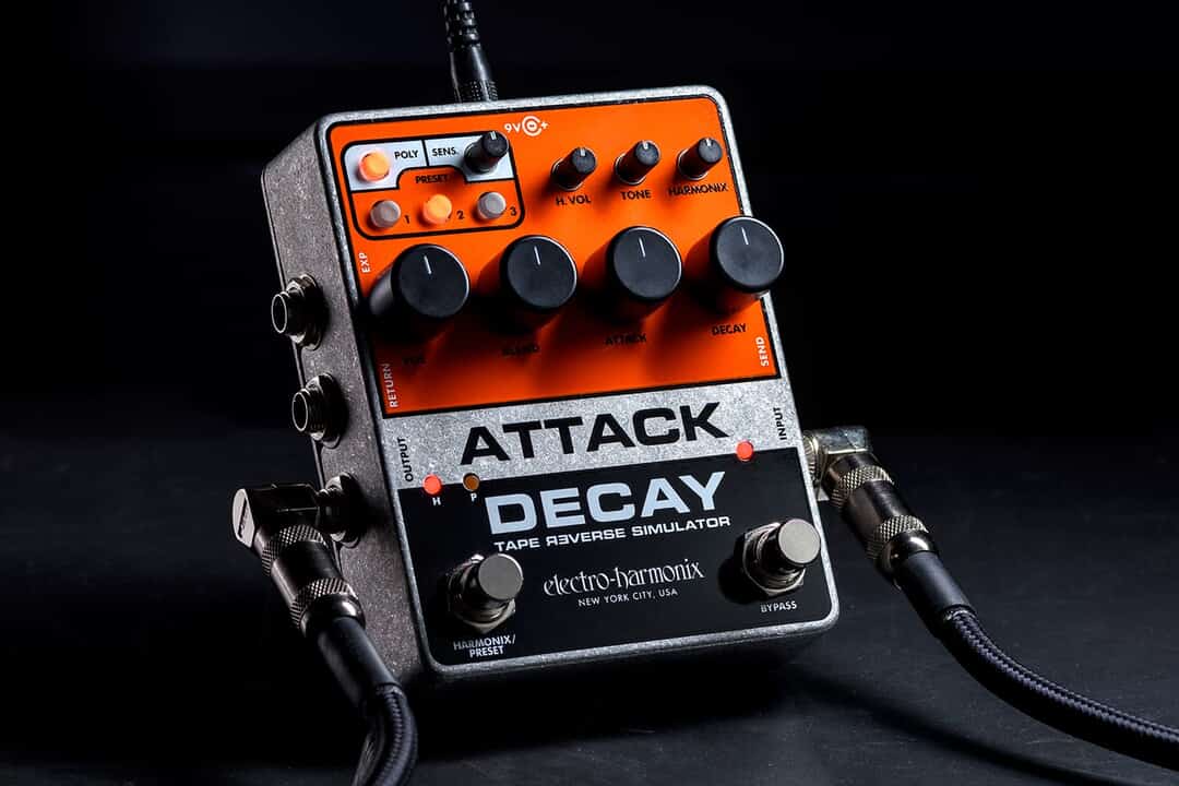 Electro-Harmonix ATTACK DECAY テープリバースシミュ Attack Decay | Tape Reverse Simulator - Electro-Harmonix