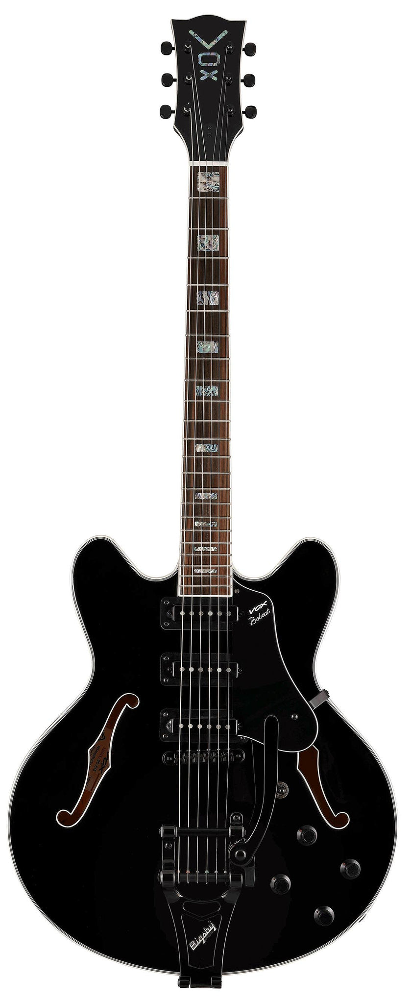 VOX Bobcat S66 with Bigsby Tremolo - Jet Black – Found Sound