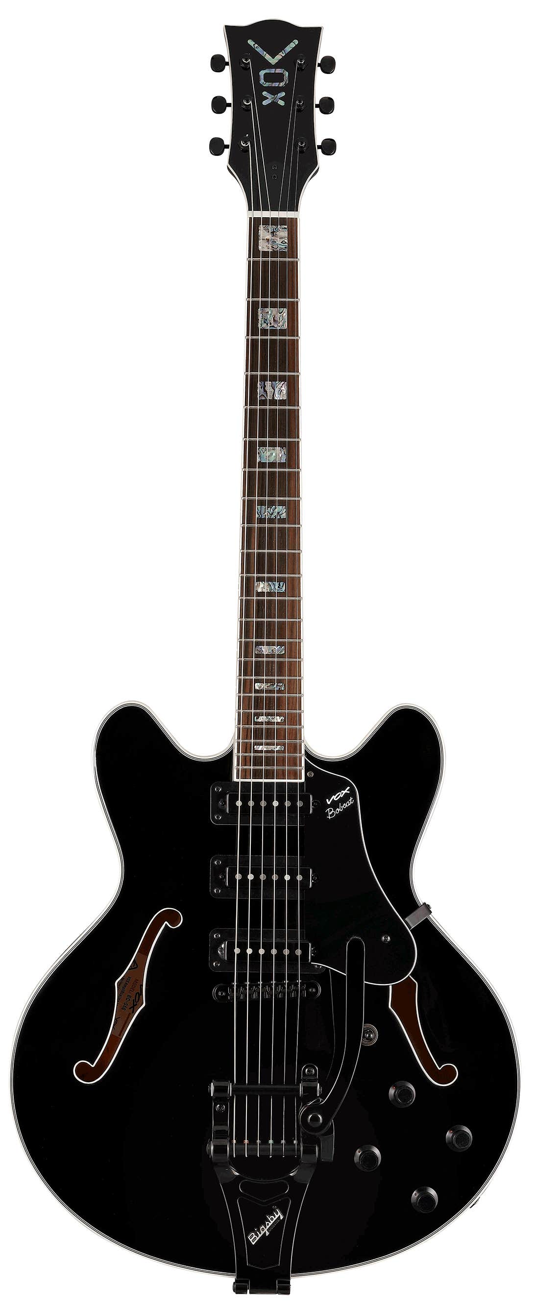 VOX Bobcat S66 with Bigsby Tremolo - Jet Black – Found Sound