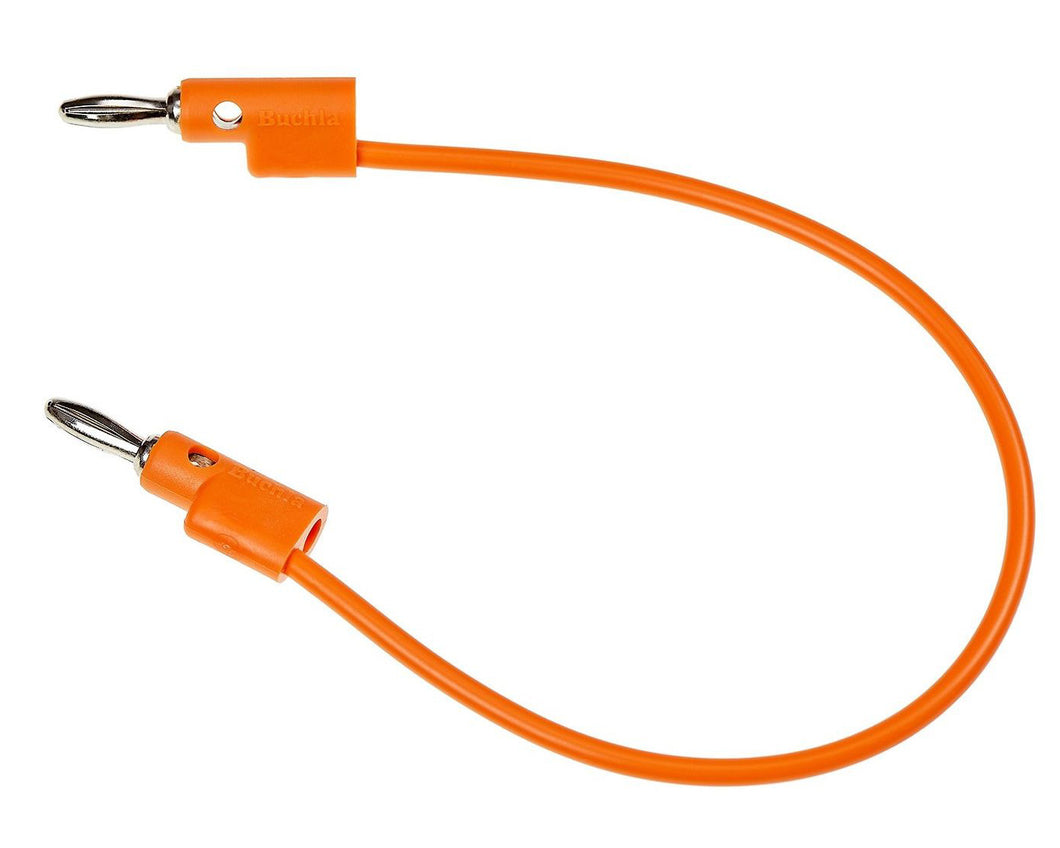 Buchla Banana Cable 25cm - Orange