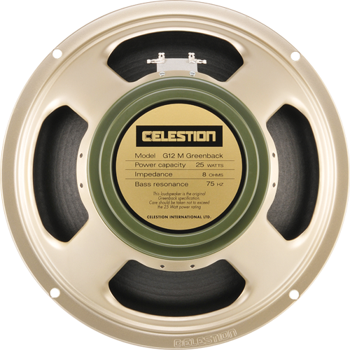 Celestion G12M Greenback T1220: Classic Series 12" 25 Watt 8Ω Speaker