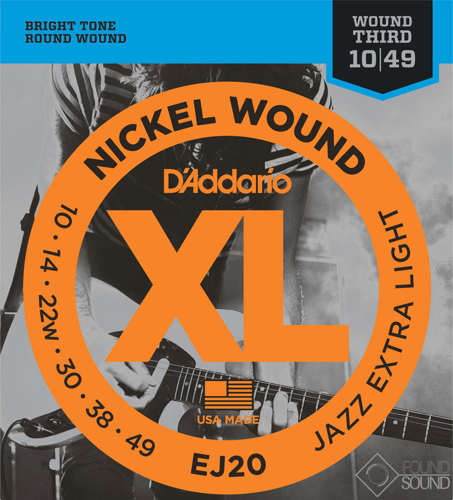 D'Addario Jazz Extra Light EJ20