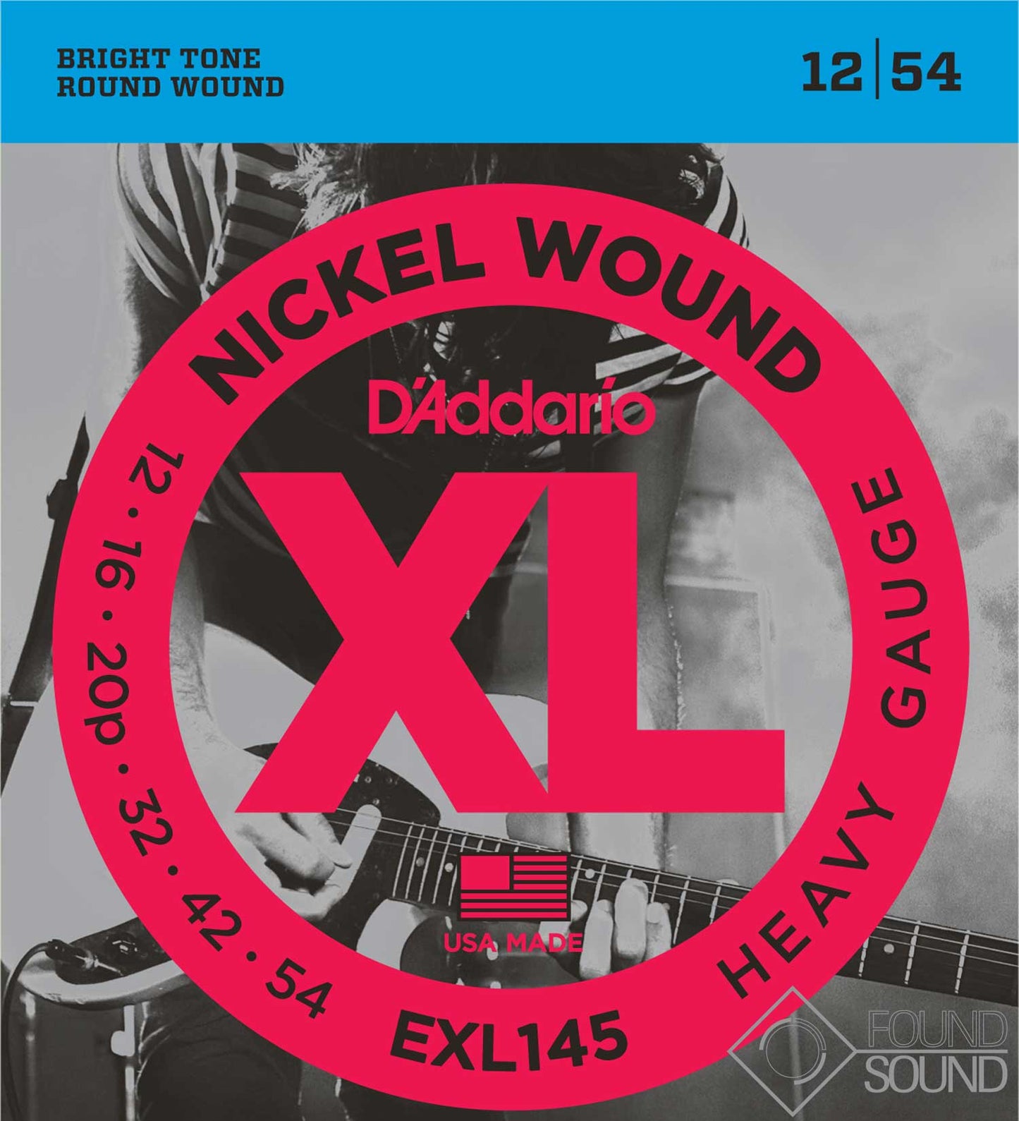 D'Addario EXL145 Nickel Wound Heavy Gauge Guitar Strings