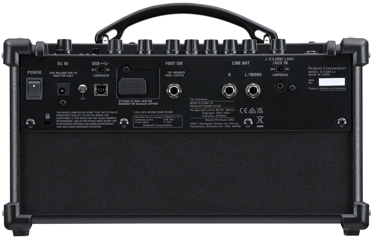 Boss Dual Cube LX Desktop Guitar Amplifier