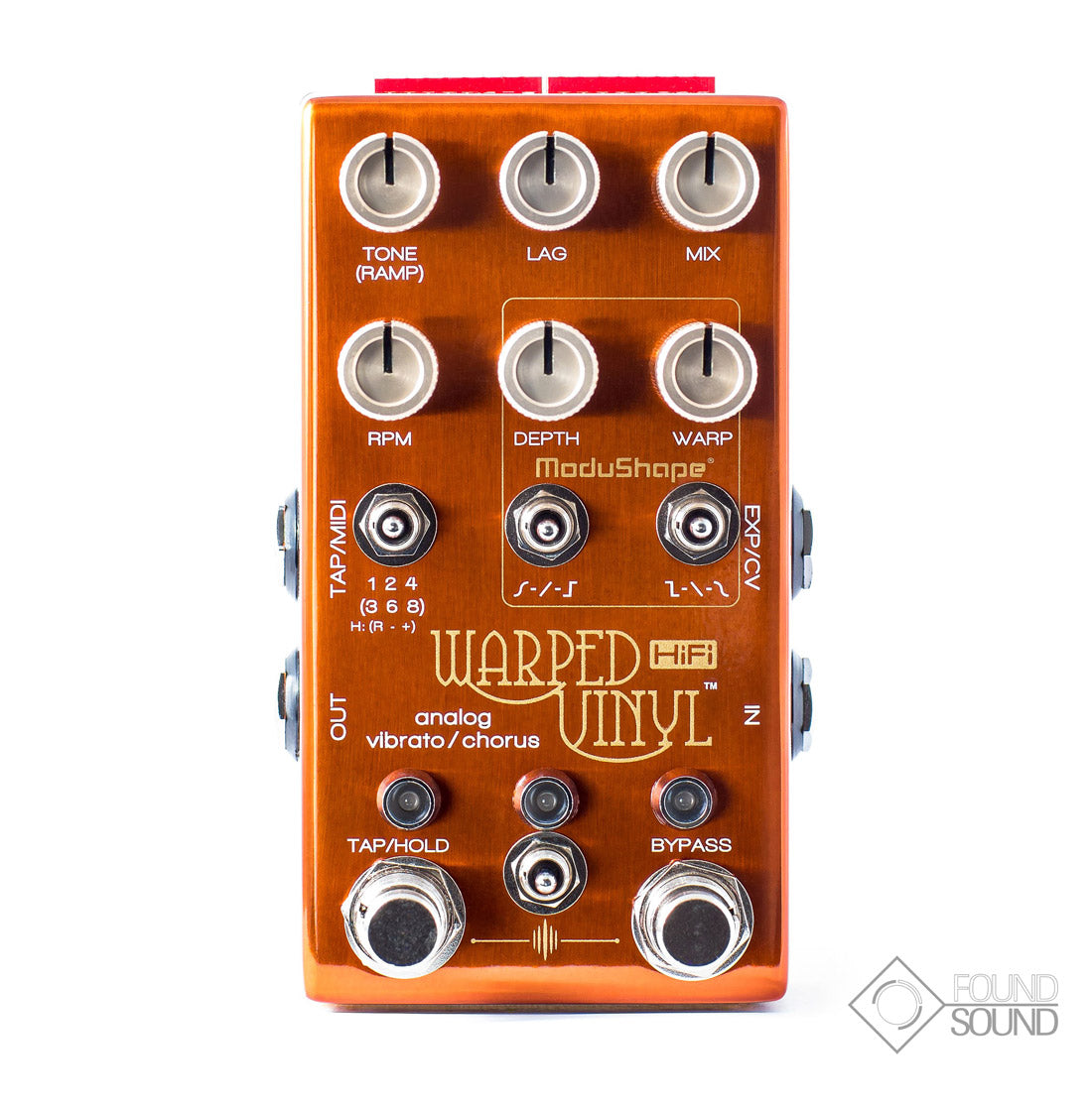 Chase Bliss Audio Warped Viny HiFi コーラス Chase Bliss Audio Warped Vinyl HiFi Analog Vibrato / Chorus