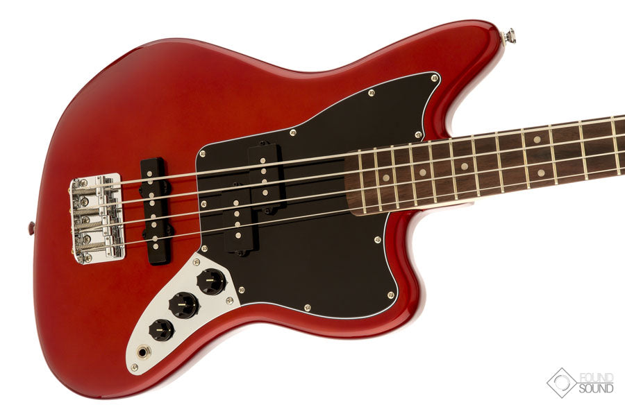 Fender Squier Vintage Modified Jaguar Bass Special SS - Candy Red - Laurel Fingerboard