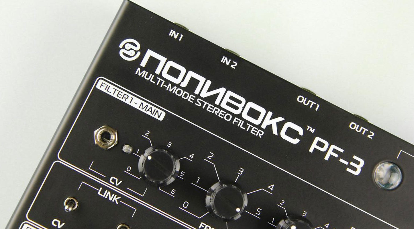 ELTA Music PF-3 MkII POLIVOKS Stereo Filter - Black